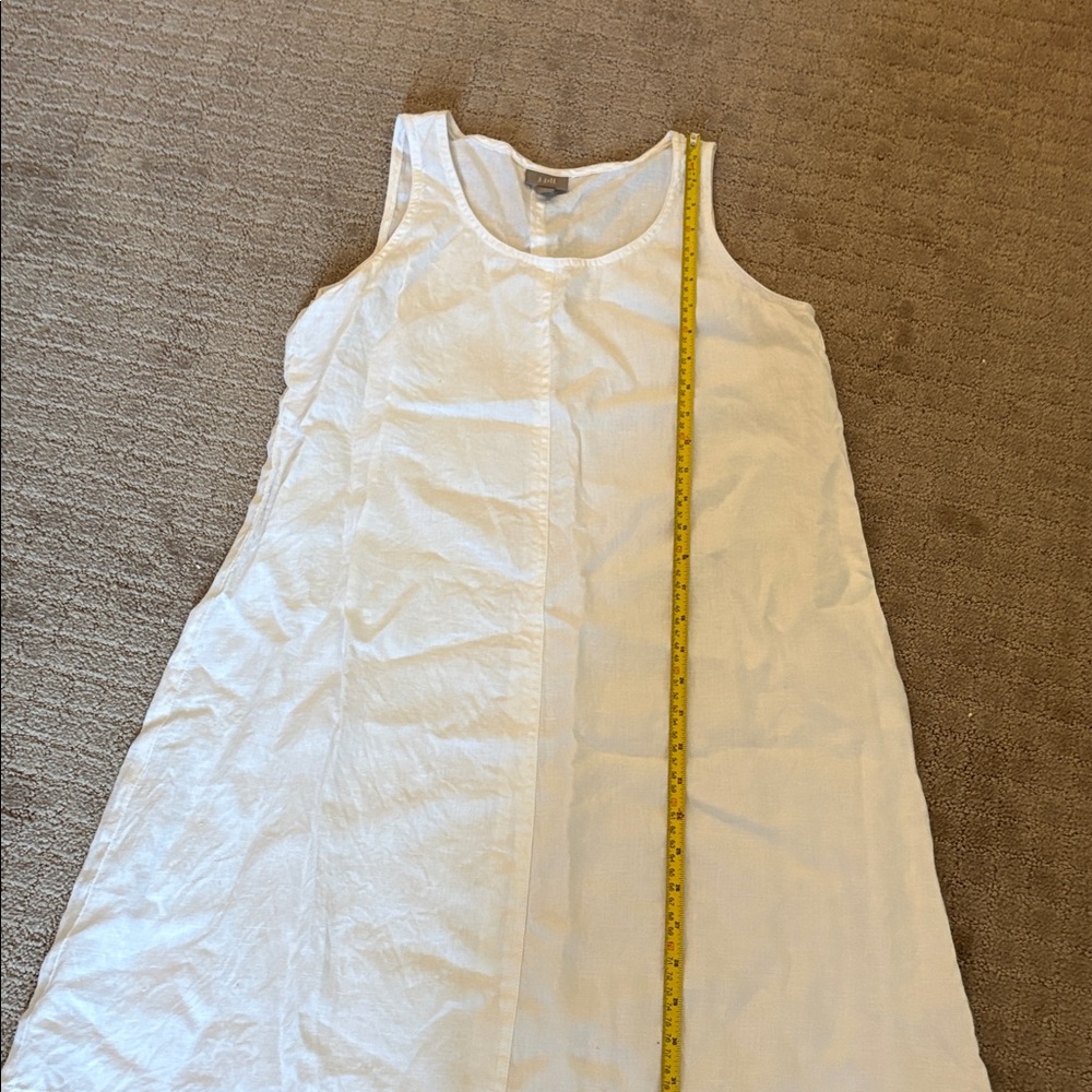 J. Jill - White Sleeveless Linen Dress - NWOT - size S - Picture 11 of 12